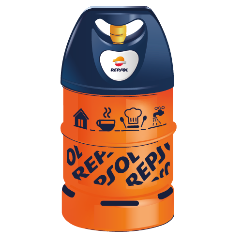 Bombona de butano 12kg ligera Repsol